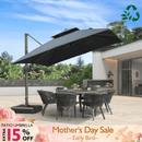 PURPLE LEAF Eco-friendly Fade Resistant Patio Umbrella High Quality Cantilever Umbrella