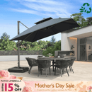 PURPLE LEAF Eco-friendly Fade Resistant Patio Umbrella High Quality Cantilever Umbrella