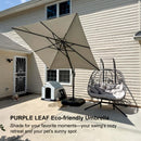 PURPLE LEAF Eco-friendly Affordable Patio Umbrella UV Resistant Sustainable Yard Umbrellas