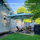 PURPLE LEAF Eco-friendly Fade Resistant Patio Umbrella High Quality Cantilever Umbrella