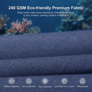 PURPLE LEAF Eco-friendly Affordable Patio Umbrella UV Resistant Sustainable Yard Umbrellas