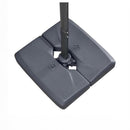 PURPLE LEAF Grey Patio Cantilever Umbrella Base ZY05ALFGYBS-120