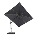 PURPLE LEAF Deluxe Left-Right Tilting Patio Umbrella Outdoor Swivel Cantilever Umbrellas