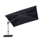 PURPLE LEAF Deluxe Left-Right Tilting Patio Umbrella Outdoor Swivel Cantilever Umbrellas