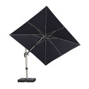 PURPLE LEAF Deluxe Left-Right Tilting Patio Umbrella Outdoor Swivel Cantilever Umbrellas