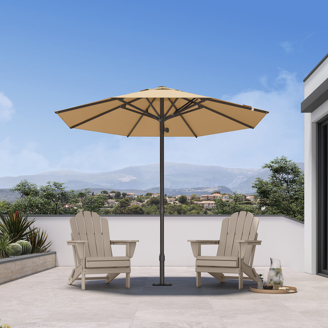 16 ft extra large outdoor patio market umbrella PURPLE LEAF Luxury Heavy-Duty Commercial Hydraulic Semi-Automatic Umbrella Great match for your outdoor space Scolara Giant Telescopic Umbrella Made