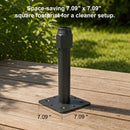 PURPLE LEAF Luxury Market Umbrella Sleeve Base for 1.9" Pole Umbrella ZY03-BSAT-JT-48