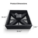 PURPLE LEAF Luxury Outdoor Market Patio Umbrella Base with Wheels ZY03-BSAT-WK-400