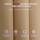 PURPLE LEAF Offset Cantilever Patio Umbrella with Charcoal Metal Frame, Vented Canopy for Yard Garden