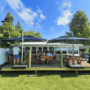 PURPLE LEAF Large Rectangular Porch Umbrella Outside Cantilever Patio Yard Umbrella