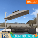 PURPLE LEAF Premium Patio Umbrella Classic SUNBRELLA Cantilever Umbrellas