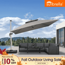 PURPLE LEAF Premium Patio Umbrella Classic SUNBRELLA Cantilever Umbrellas