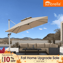 PURPLE LEAF Premium Patio Umbrella Classic SUNBRELLA Cantilever Umbrellas