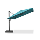 PURPLE LEAF Provence Series Patio Umbrella with Rectangular Pole, Cantilever Umbrella for Outdoor Garden & Pool
