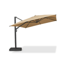 PURPLE LEAF Provence Series Patio Umbrella with Rectangular Pole, Cantilever Umbrella for Outdoor Garden & Pool