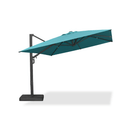 PURPLE LEAF Provence Series Patio Umbrella with Rectangular Pole, Cantilever Umbrella for Outdoor Garden & Pool