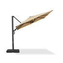 PURPLE LEAF Provence Series Patio Umbrella with Rectangular Pole, Cantilever Umbrella for Outdoor Garden & Pool