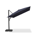PURPLE LEAF Provence Series Patio Umbrella with Rectangular Pole, Cantilever Umbrella for Outdoor Garden & Pool
