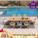 PURPLE LEAF 7/9/11 Pieces Patio Dining Set with Sunbrella Cushions All-Weather Wicker Patio Table and Chairs for Deck, Garden