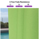 PURPLE LEAF 8 x 8 ft Swimming Pool Umbrella Outdoor Patio Cantilever Umbrella with Base