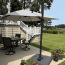 PURPLE LEAF UV Resistant Left-right Tilting Patio Umbrella Swivel Outdoor Umbrella