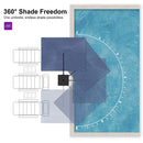 PURPLE LEAF Eco-friendly Affordable Patio Umbrella UV Resistant Sustainable Yard Umbrellas