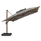 PURPLE LEAF SUNBRELLA Cantilever Umbrella Deluxe Wood Pattern Patio Umbrella