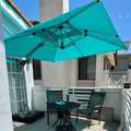 PURPLE LEAF Large Square Patio Cantilever Umbrella for Garden Pool Porch