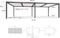 PURPLE LEAF Outdoor Louvered Pergola Patio Sun Shade Shelter with Adjustable Hardtop Patio Pergola Gray Frame White Roof