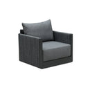 PURPLE LEAF Sanori Grey Patio Conversation Set Modular Sectional Sofa Components