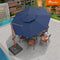 PURPLE LEAF SUNBRELLA Cantilever Umbrella Deluxe Wood Pattern Patio Umbrella