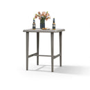 PURPLE LEAF Outdoor Bar Table Patio Dining Table Coffee Kitchen Breakfast Bistro Pub Bar Table for Patio Poolside