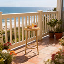 PURPLE LEAF Outdoor Bar Table Patio Dining Table Coffee Kitchen Breakfast Bistro Pub Bar Table for Patio Poolside