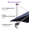 PURPLE LEAF Best Square Cantilever Pool Umbrella Outdoor Patio Sun Porch Umbrella