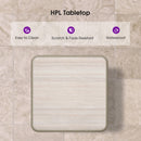 PURPLE LEAF Outdoor Bar Table Patio Dining Table Coffee Kitchen Breakfast Bistro Pub Bar Table for Patio Poolside