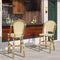 PURPLE LEAF French Counter Height Bar Height Stool Set of 2, Patio Bar Chairs with Back Rattan, French Bistro Set