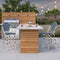 PURPLE LEAF French Counter Height Bar Height Stool Set of 2, Patio Bar Chairs with Back Rattan, French Bistro Set