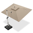 Clearance - PURPLE LEAF OPEN BOX Premium Patio Umbrella Classic SUNBRELLA Cantilever Umbrellas