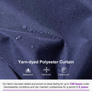 PURPLE LEAF Outdoor Hardtop Gazebo for Patio Bronze Aluminum Frame Pavilion with Navy-Blue Curtain and String Lights-milky