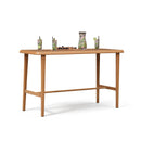 PURPLE LEAF Outdoor Bar Table Patio Dining Table Coffee Kitchen Breakfast Bistro Pub Bar Table for Patio Poolside