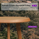 PURPLE LEAF Outdoor Bar Table Patio Dining Table Coffee Kitchen Breakfast Bistro Pub Bar Table for Patio Poolside