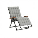 PURPLE LEAF Outdoor Reclining Chair Patio Zero Gravity Chaise Lounge Folding Chair with Removable Cushion Adjustable Headrest for Lawn Camping Beach Pool