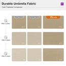 Clearance - PURPLE LEAF OPEN BOX Premium Patio Umbrella Classic SUNBRELLA Cantilever Umbrellas