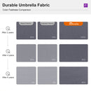 Clearance - PURPLE LEAF OPEN BOX Premium Patio Umbrella Classic SUNBRELLA Cantilever Umbrellas