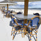PURPLE LEAF French Counter Height Bar Height Stool Set of 2, Patio Bar Chairs with Back Rattan, French Bistro Set