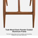 Clearance-PURPLE LEAF Modern Bar Stool Set of 2, Woven Counter Stools with Back, Bistro Bar Stools