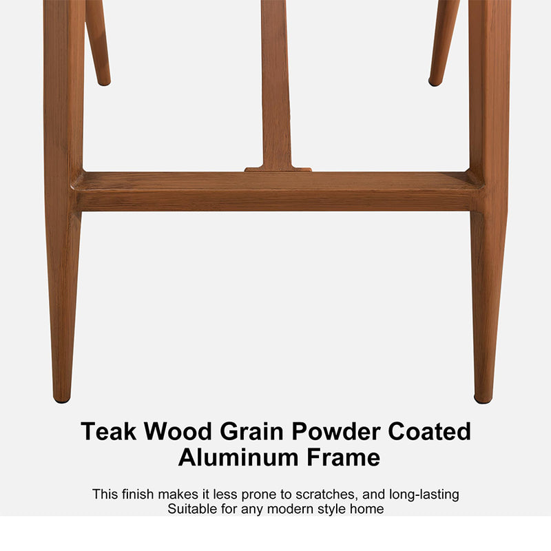 Clearance-PURPLE LEAF Modern Bar Stool Set of 2, Woven Counter Stools with Back, Bistro Bar Stools