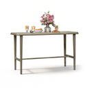 PURPLE LEAF Outdoor Bar Table Patio Dining Table Coffee Kitchen Breakfast Bistro Pub Bar Table for Patio Poolside