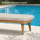 PURPLE LEAF Patio Chaise Lounge Chair, Aluminum Pool Lounge Chairs for Outdoor with 2 Cushions for Deck, Pool, Lawn, Garden, Courtyard, Porch