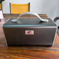 PURPLE LEAF Portable Power Station in grey, with silver handle and logo badge